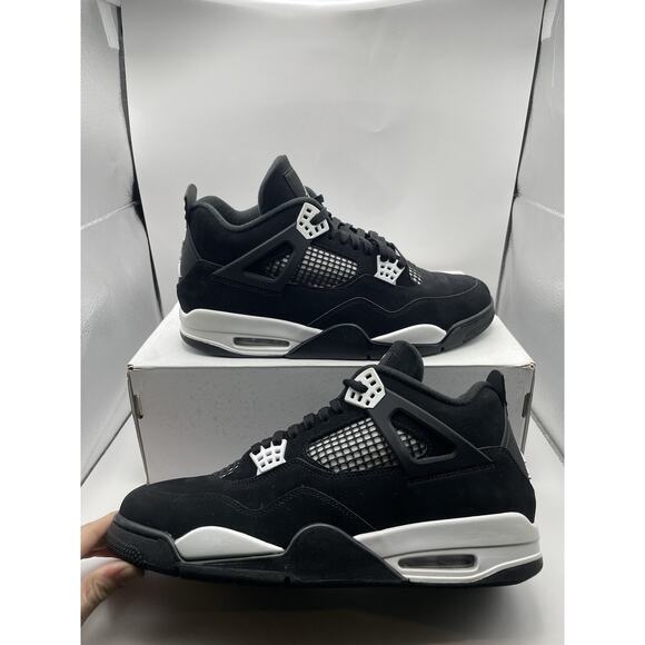 Size 12.5 - Air Jordan 4 Retro White Thunder
